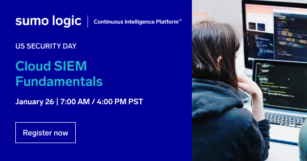 Continuous Intelligence, Log Management & Analytics: Sumo Logic